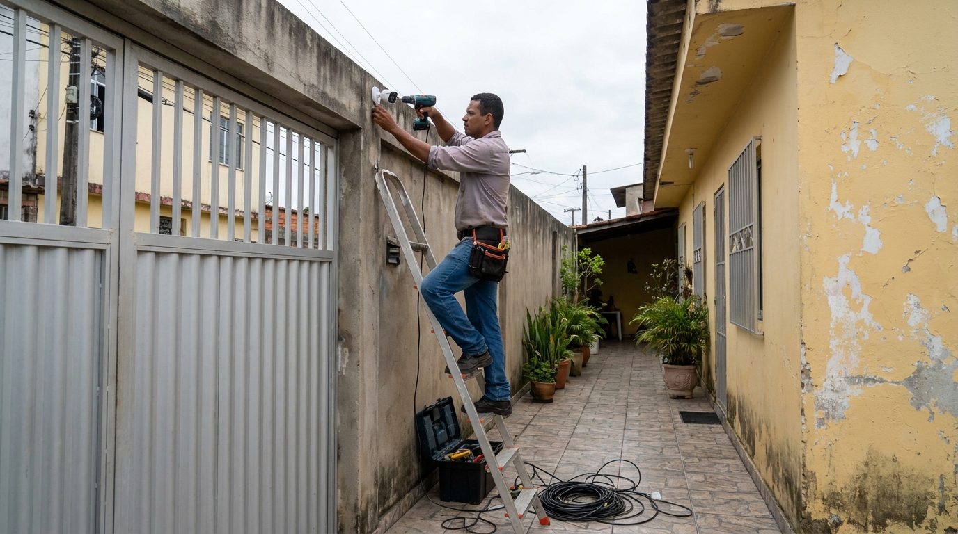 Instalacao de cameras de seguranca profissional em Anápolis‑GO