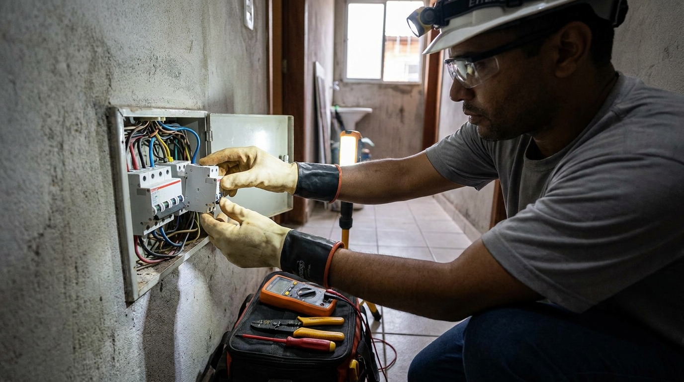 Instalacao de disjuntor profissional em Anápolis‑GO
