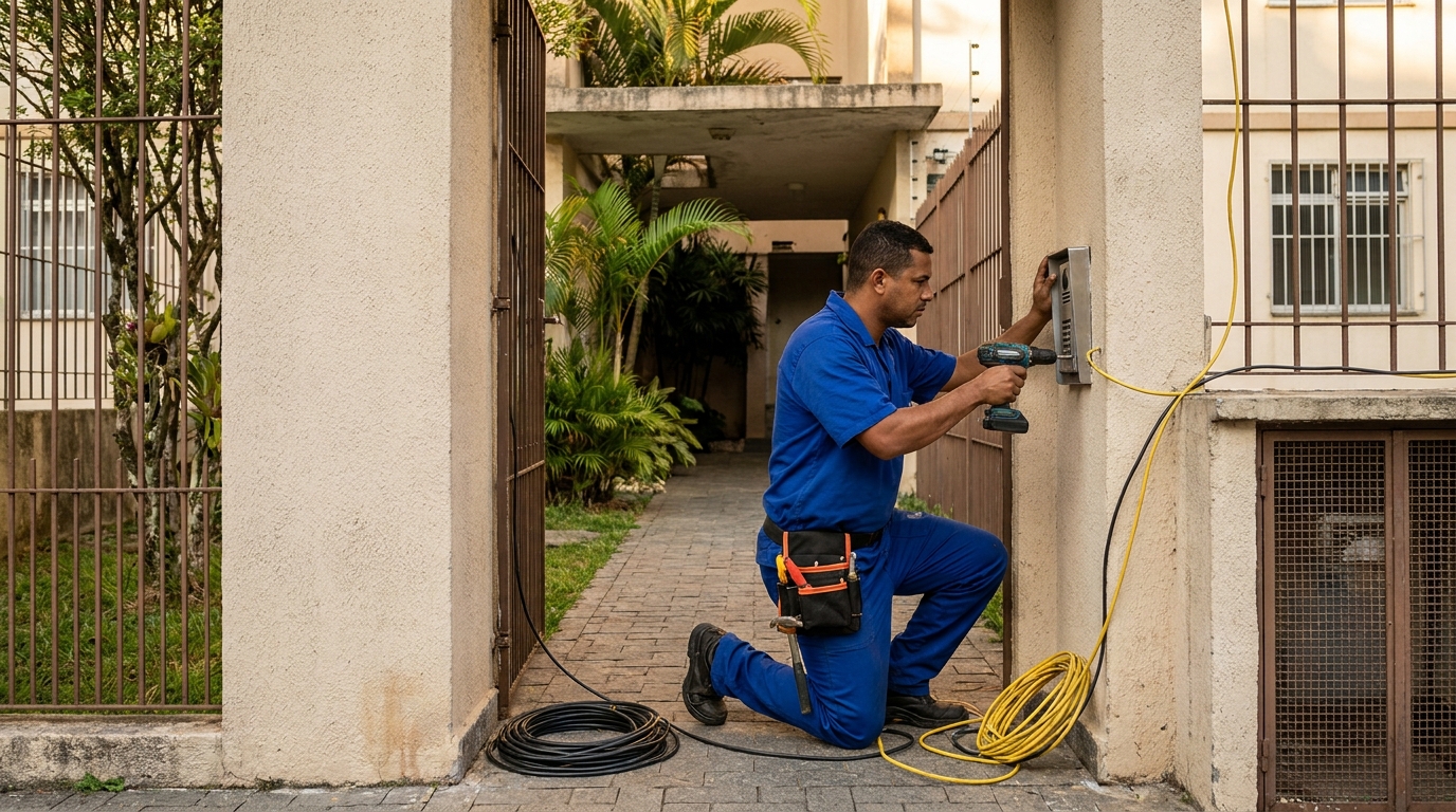 Instalacao de interfone profissional em Anápolis‑GO