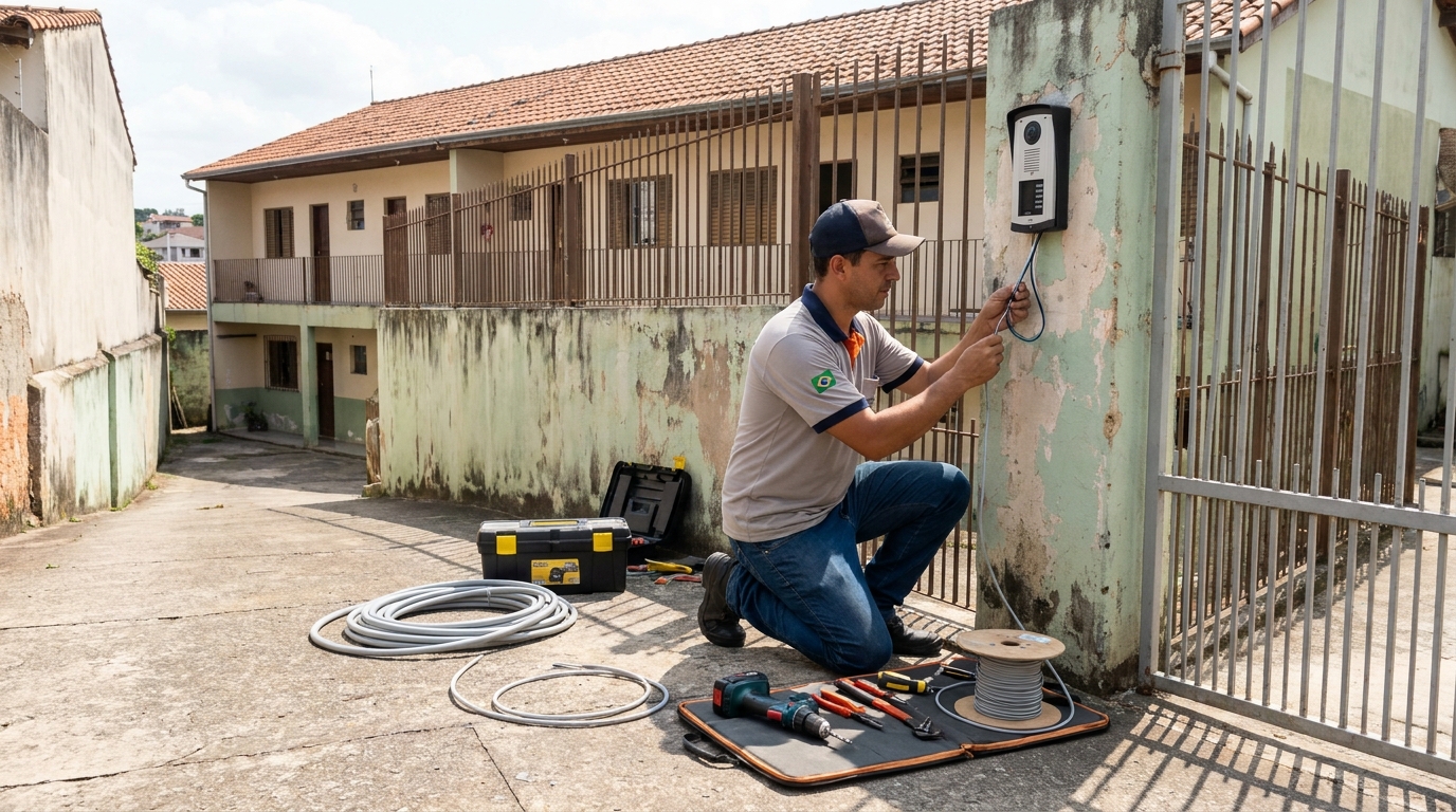 Instalacao de interfone residencial em Anápolis‑GO