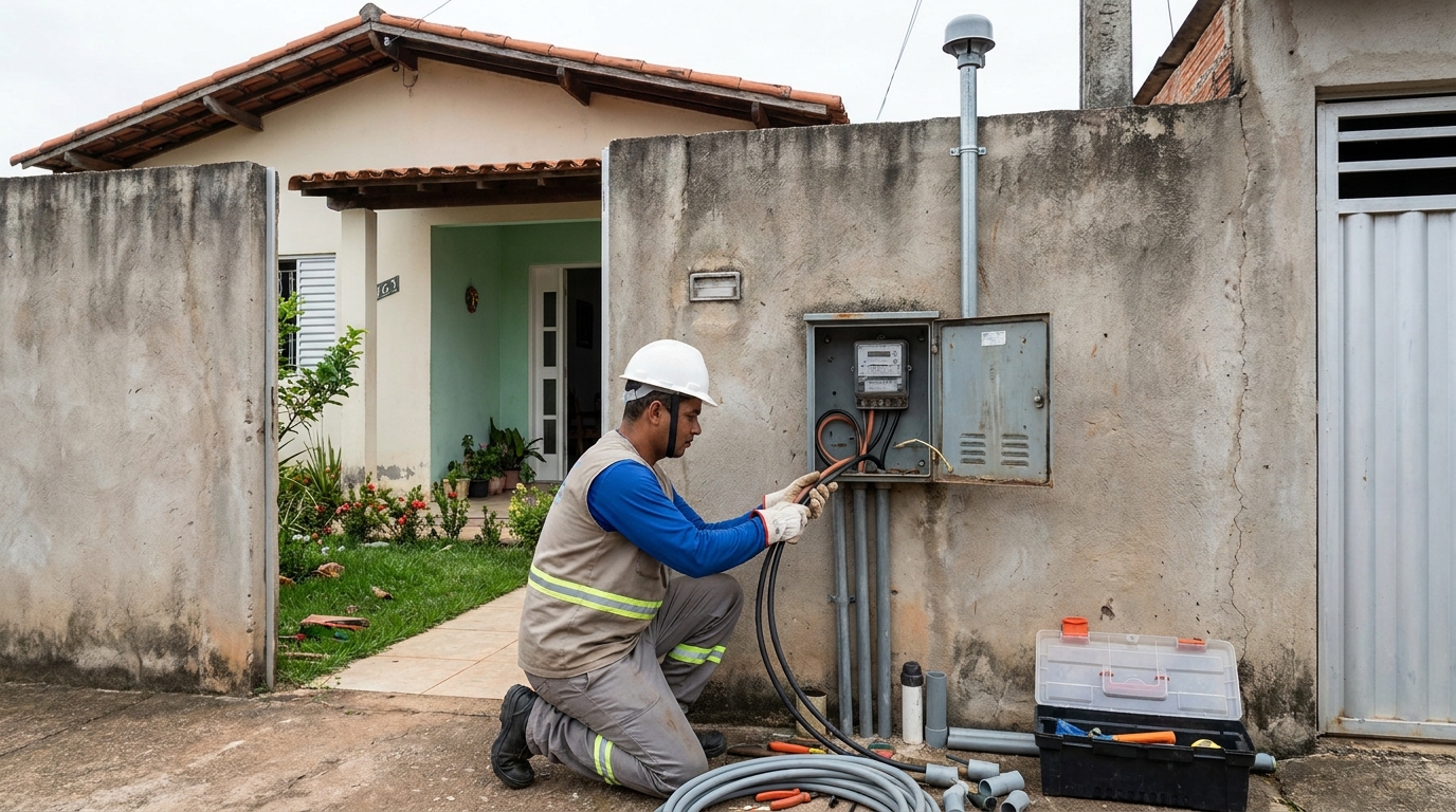 Instalacao de padrao de energia em Anápolis‑GO