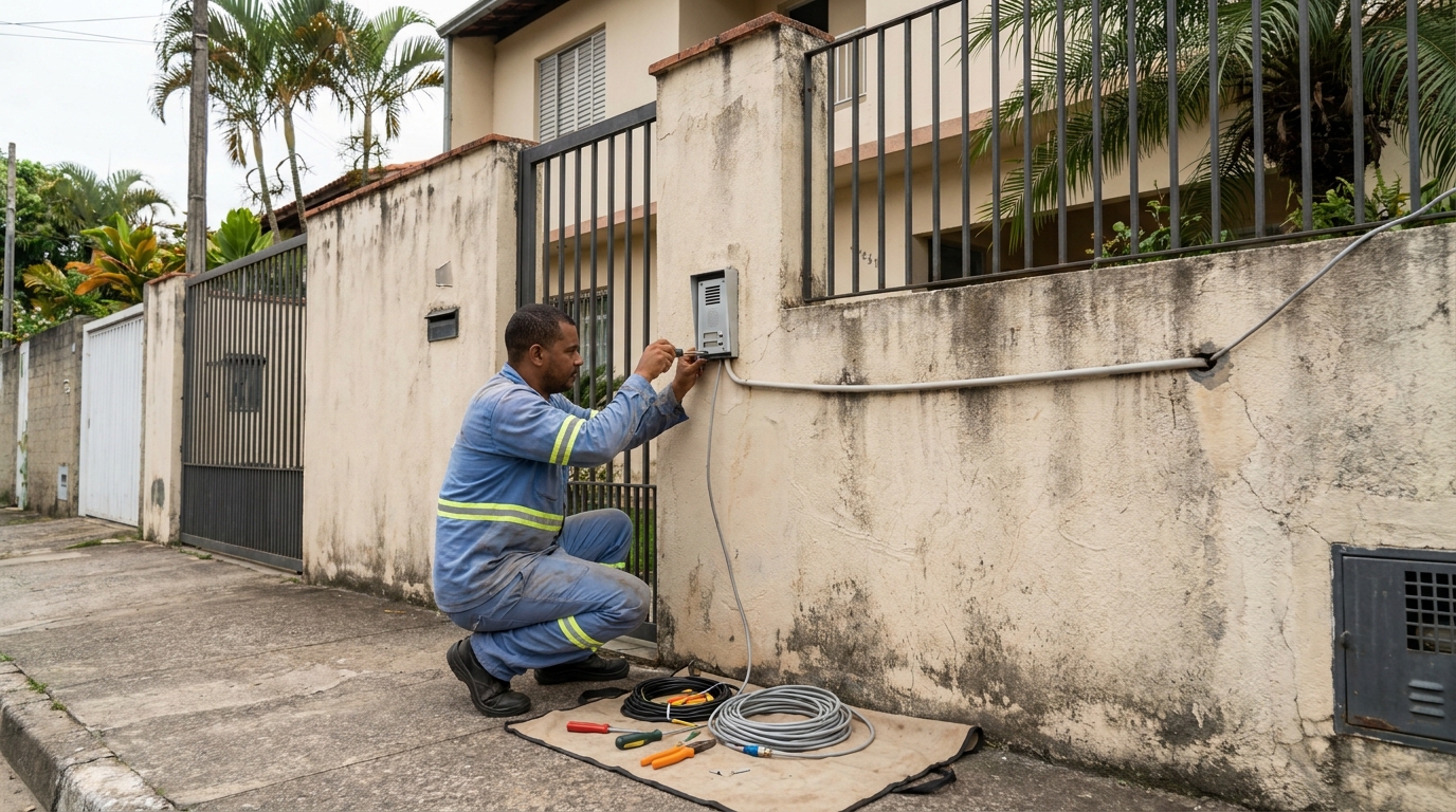 Instalacao de video porteiro em Anápolis‑GO